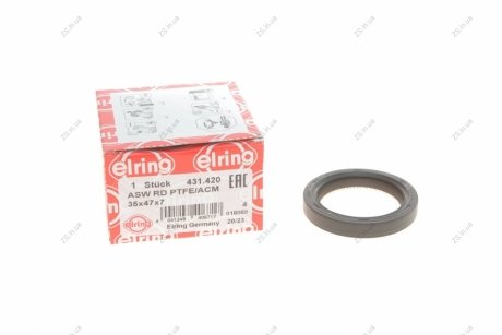 САЛЬНИК FRONT RENAULT K9K 35X47X7 ASW PTFE / ACM Elring 431.420