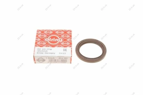 Сальник OPEL/ISUZU 1,5D/1,7D 40x52x6 FPM Elring 854.180