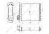 Радиатор обогревателя VOLVO 850 V70 91-00 (выр-во) NRF 54284 (фото 5)