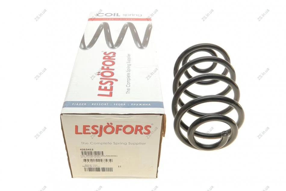 Пружина підв. задн. OPEL/VAUXHALL (вир-во Lesjofors) LESJOFORS 4263453 (фото 1)