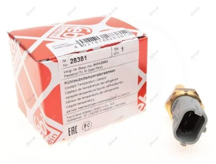 Датчик темп. охлаждающей жидкости OPEL (выр-во FEBI) FEBI BILSTEIN 28381