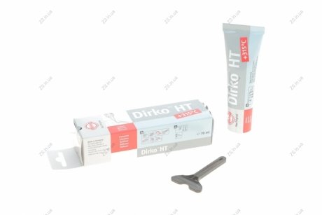 Герметик DIRKO +300 (СЕРЫЙ) 70ML (выр-во) Elring 036.164