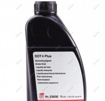 Тормозная жидкость FEBI DOT4 Plus (Канистра 1л)) FEBI BILSTEIN 23930