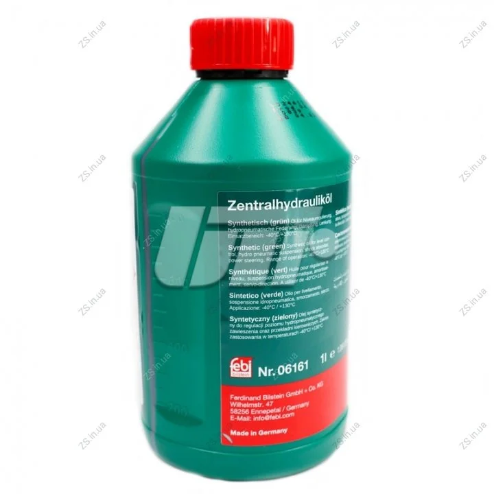 Жидкость гидравлическая FEBI зеленая (Канистра 1л) FEBI BILSTEIN 06161 (фото 1)