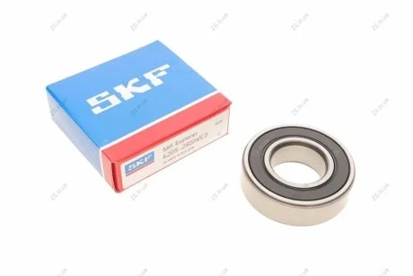ПОДШИПНИК ШАРИКОВЫЙ (25X52X15) (выр-во) SKF 6205-2RSH/C3