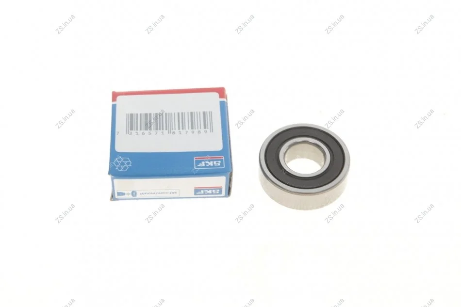 ПОДШИПНИК ШАРИКОВЫЙ (15X35X11) (выр-во) SKF 6202-2RSH/C3 (фото 1)