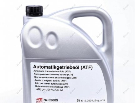 Масло трансмиссии. FEBI ATF D-VI (Канистра 5л) FEBI BILSTEIN 32605