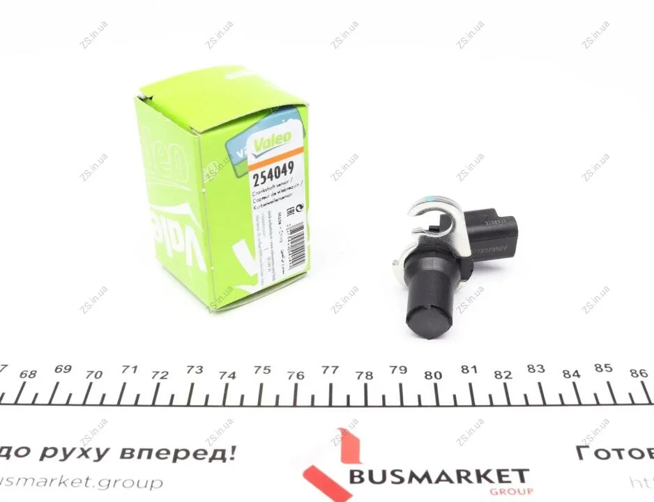 Датчик положения (оборотов) коленчатого вала (выр-во) Valeo 254049 (фото 1)