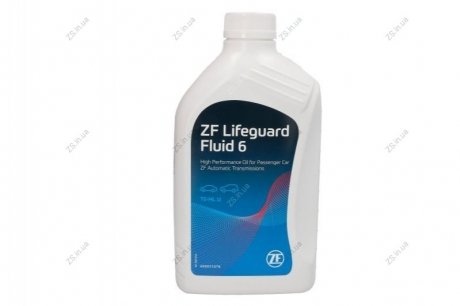 Олива трансмісійне LIFEGUARDFLUID 6 - 1л ZF S671.090.255