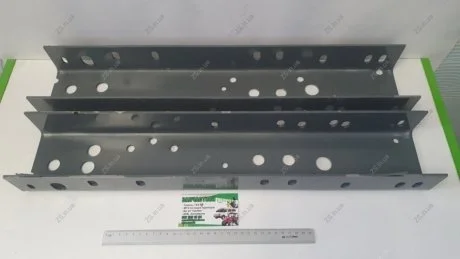 Усилитель рамы газель 3302 под передний амортизатор (рем. вставка из рессорной стали) (2 наимен.) RS 3302-28000-01-КОМП