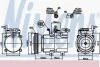 Компресор кондиціонера HYUNDAI SANTA FE 00- Nissens 89276 (фото 2)