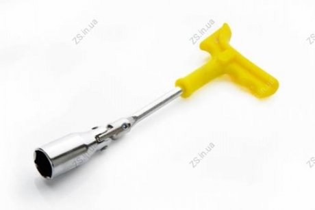 Ключ свічковий з ергономічною ручкою 16x250 мм СИЛА 202628