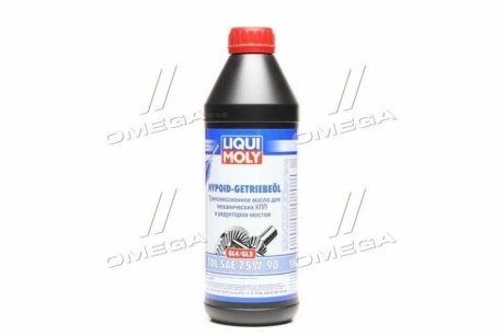 Олива трансміс. Hypoid-Getriebeoil TDL (GL-4/GL-5) 75W-90 (Каністра 1л) Liqui Moly 3945/1407 (фото 1)