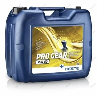Масло трансмиссионное полностью синтетическое Pro Gear75W-80 (20л.) NESTE Neste Pro Gear75W-80 20L