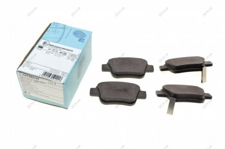 Колодки тормозные задние дисковые Toyota (выр-во) Blue Print ADT342147