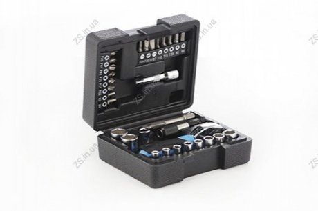 Набор насадок (инструментов) торцевых c трещоткой CrV 1/4 (72Т) (31шт) APRO 251431 (фото 1)