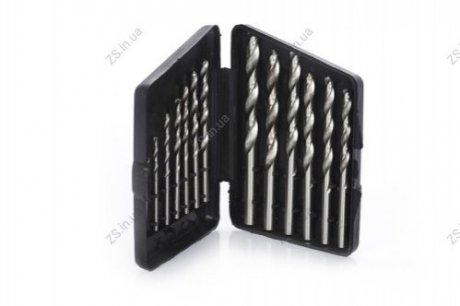 Набор сверл по металлу Р6М5 пласт бокс 1,5-6,5мм 13шт APRO 810205 (фото 1)