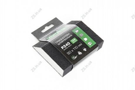 Губка шлифовальная четырехсторонняя угловая P240 APRO 828114 (фото 1)