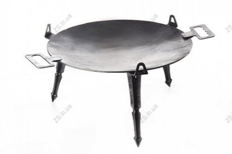 Сковорода туристическая 480мм толщина 4мм СИЛА 960459 (фото 1)