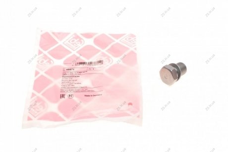 Пробка оливного отвору з кільцем ущільнювача VAG M14X1,5 (FEBI) FEBI BILSTEIN 48871