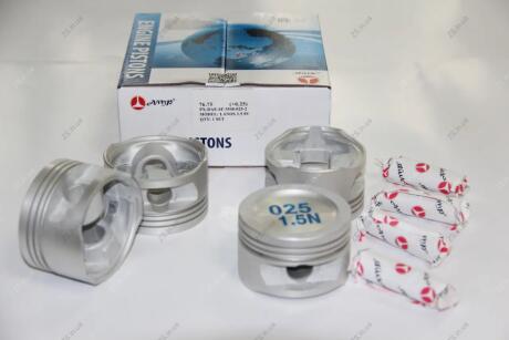 К-т поршней с пальцами AMP_PX-DAE-4F-3548-025-2 Lanos1.5 d.76,75(+0.25мм)(4шт) AMP PX-DAE-4F-3548-025-2