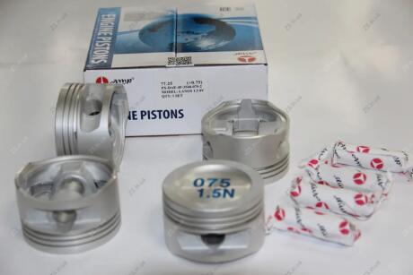 К-т поршней с пальцами AMP_PX-DAE-4F-3548-075-2 Lanos1.5 d.77,25(+0,75мм)(4шт) AMP PX-DAE-4F-3548-075-2