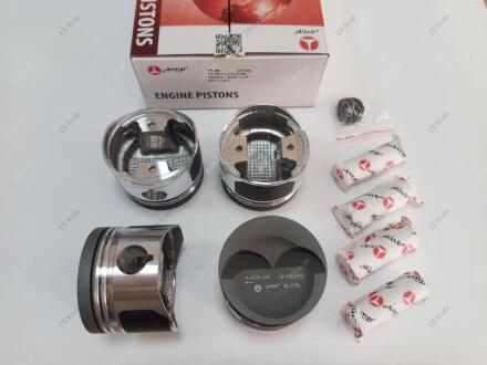 К-т поршней с пальцами АМР_PX-SEN-4A-4125-000 Смысл1,3 d.75.00 STD(4шт) анодир AMP PX-SEN-4A-4125-000