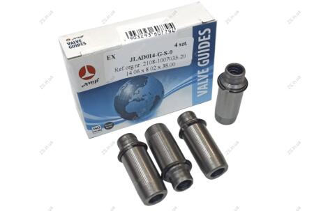 Втулка клапана ВАЗ-2108/ЗМЗ-406 выпуск (4шт/14,06х8,02х38) AMP JLAD004-G-S-0