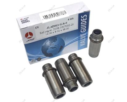 Втулка клапана ВАЗ-2108/ЗМЗ-406 впуск (4шт/14,06х8,02х38) AMP JLAD003-G-S-0