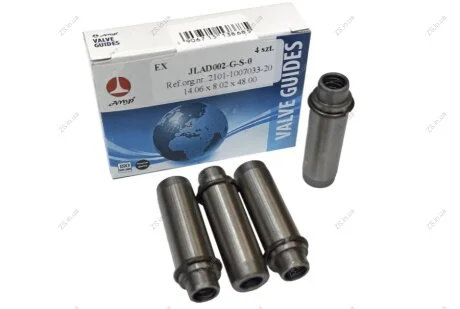 Втулка клапана ВАЗ-2101 випуск (4шт/14,06х8,02х48) AMP JLAD002-G-S-0