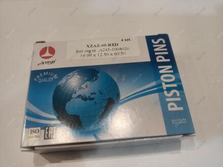 Пальці_поршн. XZAZ-60-1102(19.993*60.5)"червоний"(компл.4шт))) AMP XZAZ-60-RED