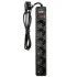 Мережевий фільтр, подовжувач з USB2 Optima Base 6 1,5m BLACK провід 3*0,75мм2 <> AXXIS Ax-1270 (фото 2)
