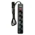Мережевий фільтр, подовжувач з USB2 Optima Base 5 1,5m BLACK провід 3*0,75мм2 <> AXXIS Ax-1264 (фото 2)