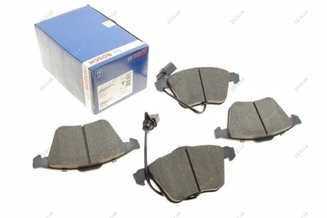 Колодка тормозов. диск. AUDI A6 (4B, C5, 4F2), ALLROAD (4BH) передн. (выр-во) Bosch 0 986 494 283
