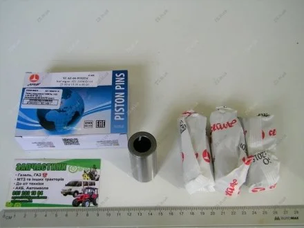 Палец поршневой ГАЗЕЛЬ, УАЗ с дв.4215 100 л.с. белый/XUAZ-66-WHITE компл. 4шт. AMP 421.1004019 W