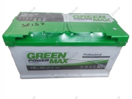 Аккумулятор 110 А.З.Е. (350х175х190), R, EN 950 Green Power Max 6СТ-110 (0) R