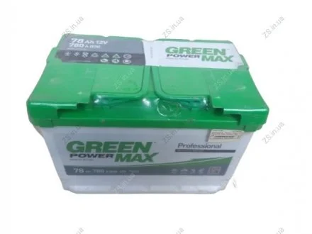 Аккумулятор 78 А.З.Г. (276х175х190) L EN 780 Green Power Max 6СТ-78 (1)