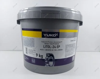 Смазка кг ведро 10л ПЭ YUKO Литол-24 9,0