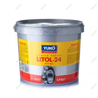 Смазка Литол-24 4,5 кг відро 5л ПЕ YUKO Литол-24 4,5