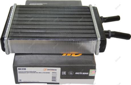 Радиатор отопления ГАЗ 3110 с 2003 г.в. (трубки 16мм, 3110-8101060) WEBER RH 3110