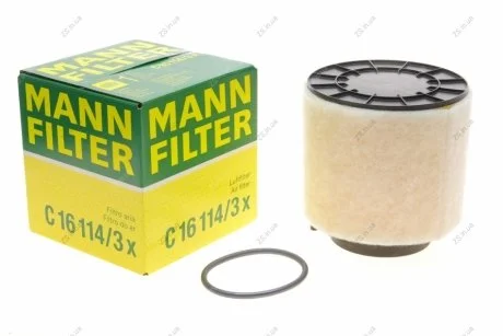 Фильтр воздушный AUDI A4, Q5 2.7, 3.0 TDI 07- (выр-во MANN) MANN-FILTER C16114/3x