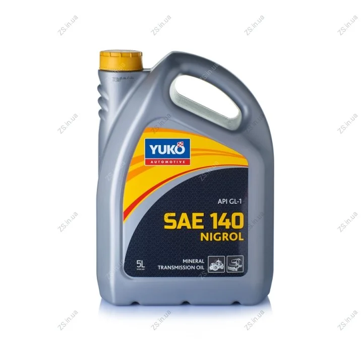 Олія трансміс. Нігрол-Л SAE 140 API GL-1 5КГ Каністра 5л ПЕ YUKO Нигрол – Л 5L (фото 1)