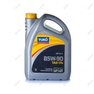 Масло трансмисс. ТАД-17а SAE 85W-90 GL-4 (Канистра 5л) YUKO ТАД-17А 5L