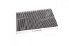 Фільтр салону OPEL ASTRA G, H 98-, ZAFIRA 99- вугільний M-Filter K920C (фото 1)