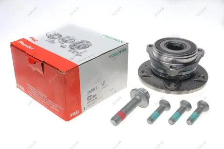 Ступица с подшипником AUDI A3, SEAT LEON, VW PASSAT 12 перед. мост (Выр-во) FAG 713 6109 80
