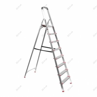 Драбина алюм. 8сход. висота 222см, до платформи 160см <> AXXIS Ax-1303 (фото 1)