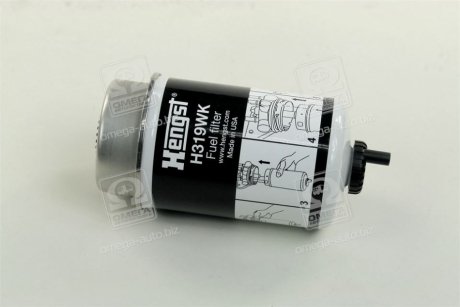 Фильтр топливный FORD TRANSIT 2.0-2.4 DI 00-06 (выр-во HENGST) HENGST FILTER H319WK (фото 1)