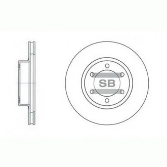 Диск гальмівний TOYOTA PRADO передн. SANGSIN SD4004