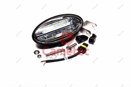 Рабочая фара фара главная (с креплением) LED 3000 лм, JOHN DEERE, NEW HOLLAND, CASE JOHN DEERE [RE269640, RE269638, RE331643, RE573609, AL207359, AXE10038] Cametet 58216-66