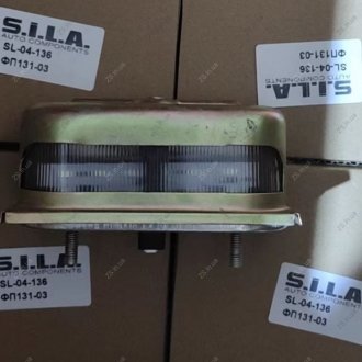 Фонарь освещения номера LED 12/24V (металл) (SILA) S.I.L.A. ФП131АБ (фото 1)